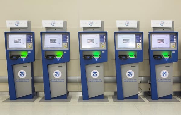 Bild von Global Entry Kiosk